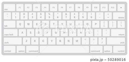 英字配列キーボードのイラスト素材 Pixta