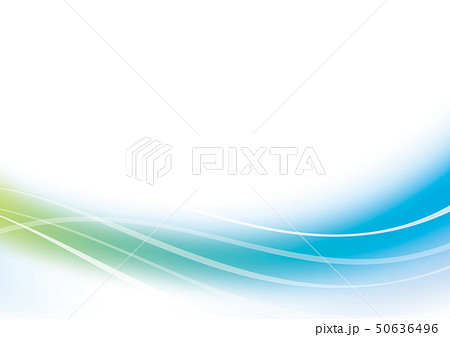 ウェーブ 波 風 曲線のイラスト素材