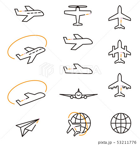 飛行機 航空機 のイラスト素材集 ピクスタ