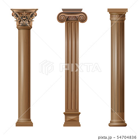 柱のイラスト素材