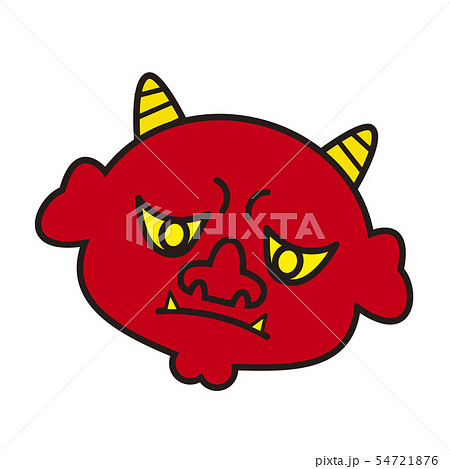 鬼面のイラスト素材