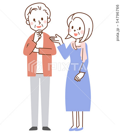おじいさん シニア 老人 おしゃれ おじいちゃんのイラスト素材