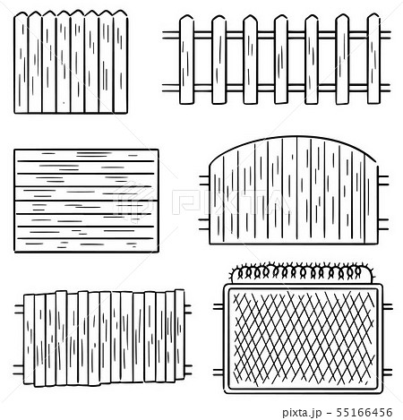 生垣のイラスト素材