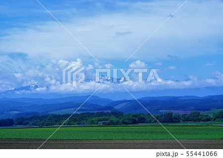 夕張山地の写真素材