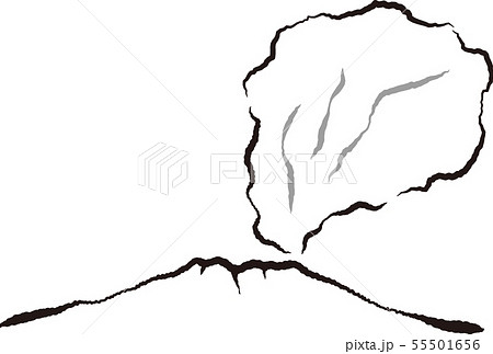 桜島のイラスト素材集 ピクスタ