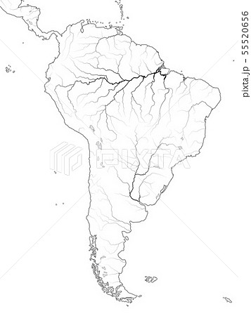 オリノコ川のイラスト素材