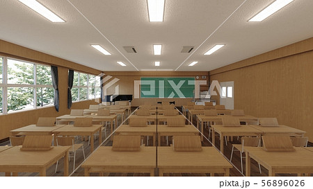 音楽室のイラスト素材
