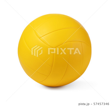 バレー バレーボール ボール 玉の写真素材