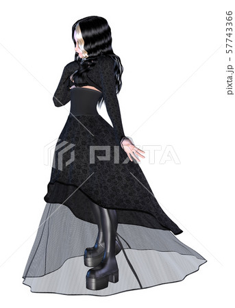 黒ギャルのイラスト素材