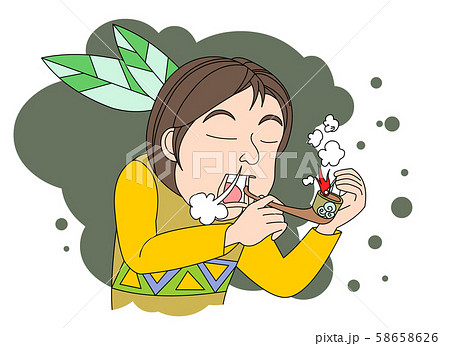 薬物中毒者のイラスト素材