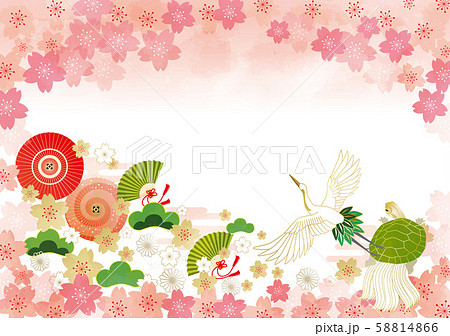 和傘 傘 和柄 扇子のイラスト素材 - PIXTA