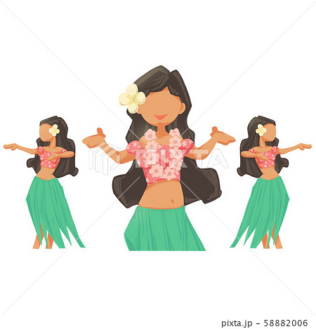 フラダンスのイラスト素材集 ピクスタ