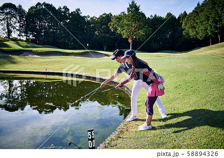 池ポチャの写真素材