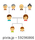 家系図 かわいいのイラスト素材
