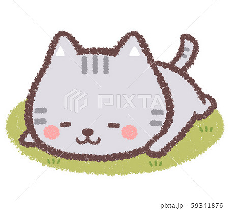 寝る 昼寝 眠る 猫のイラスト素材 - PIXTA
