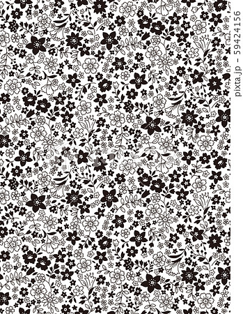 小花柄の写真素材