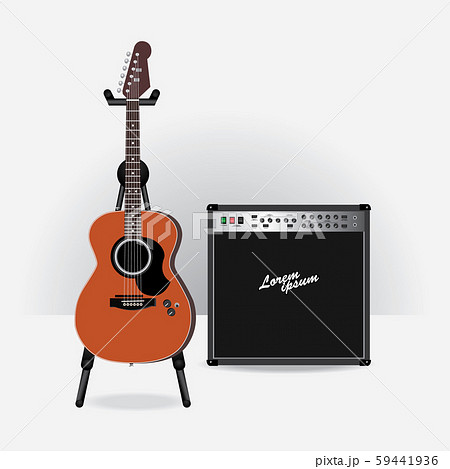 アンプのイラスト素材