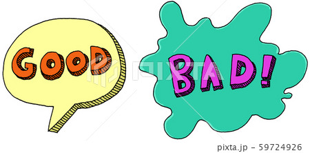 バッド Badのイラスト素材
