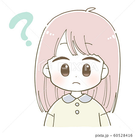 美少女キャラクターのイラスト素材