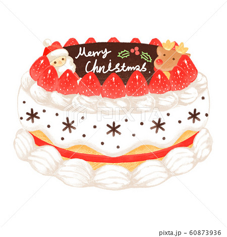クリスマスケーキのイラスト素材集 ピクスタ