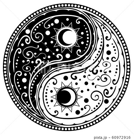 yin-yang Photos - PIXTA