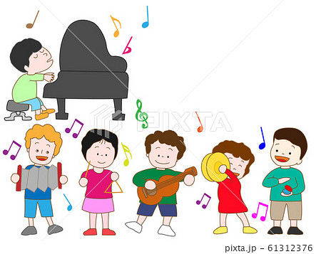 ベクター 幼稚園 保育園 発表会のイラスト素材