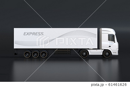 大型トラックのイラスト素材