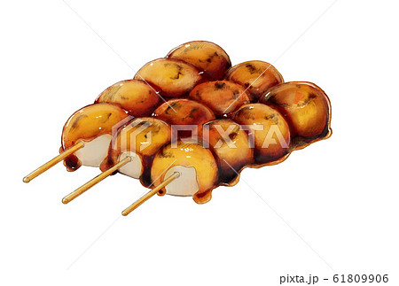 みたらし団子のイラスト素材