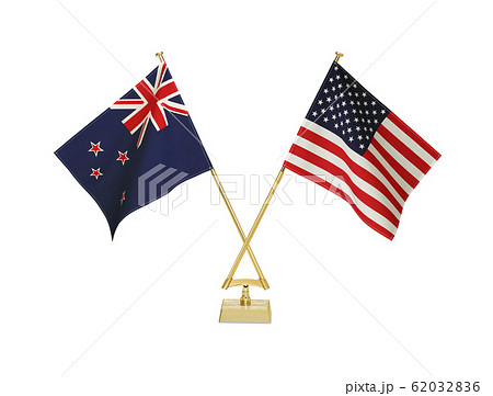 ニュージーランドの国旗の写真素材