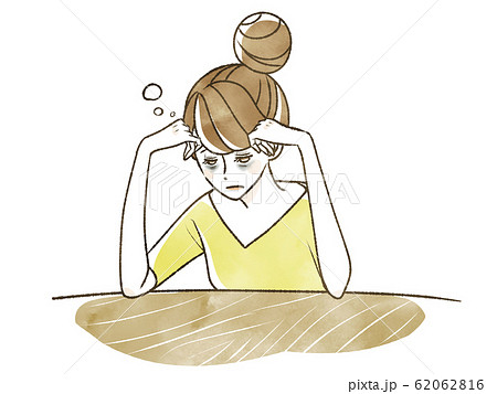 睡眠不足のイラスト素材 睡眠不足のイラスト素材