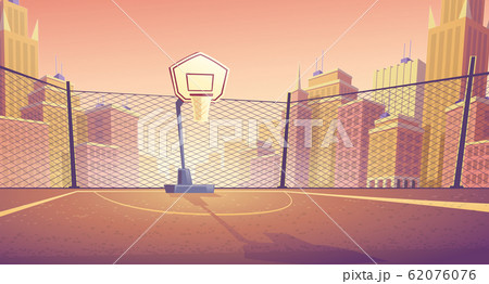 バスケットボール 背景のイラスト素材