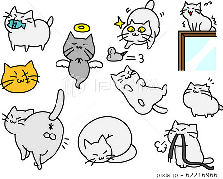 動物 セット ベクター バリエーションのイラスト素材