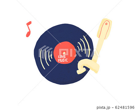 レコードのイラスト素材