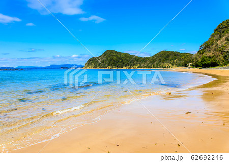 白浜海水浴場の写真素材