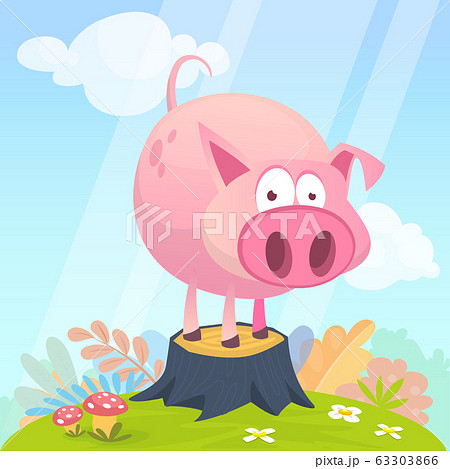 豚の鼻のイラスト素材