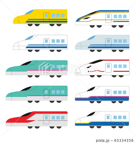 N700系のイラスト素材