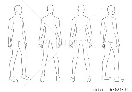 男の子 マネキン 男 少年のイラスト素材