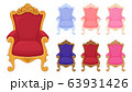 王座 椅子のイラスト素材
