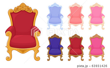 王座 椅子のイラスト素材