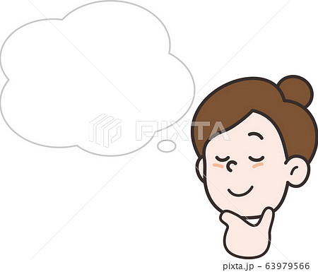 妄想のイラスト素材