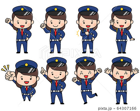 ガードマンのイラスト素材