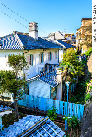 東山手洋風住宅群の写真素材