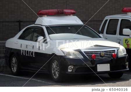 パトカー 愛知県警 の写真素材