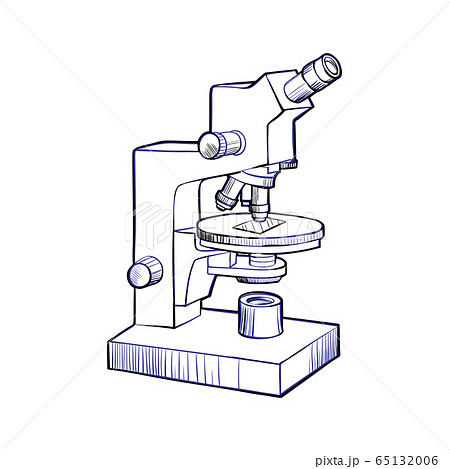 光学顕微鏡のイラスト素材
