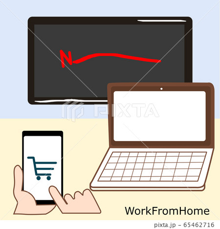 マザーコンピューターのイラスト素材