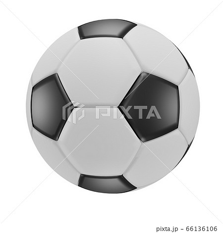 スポーツ サッカー イラスト 白黒の写真素材