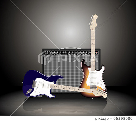 アンプのイラスト素材