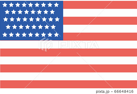 星 星条旗 イラスト アメリカの写真素材