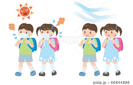 涼しいのイラスト素材