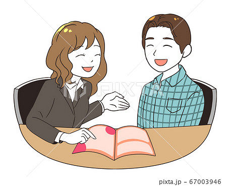 笑い合うのイラスト素材